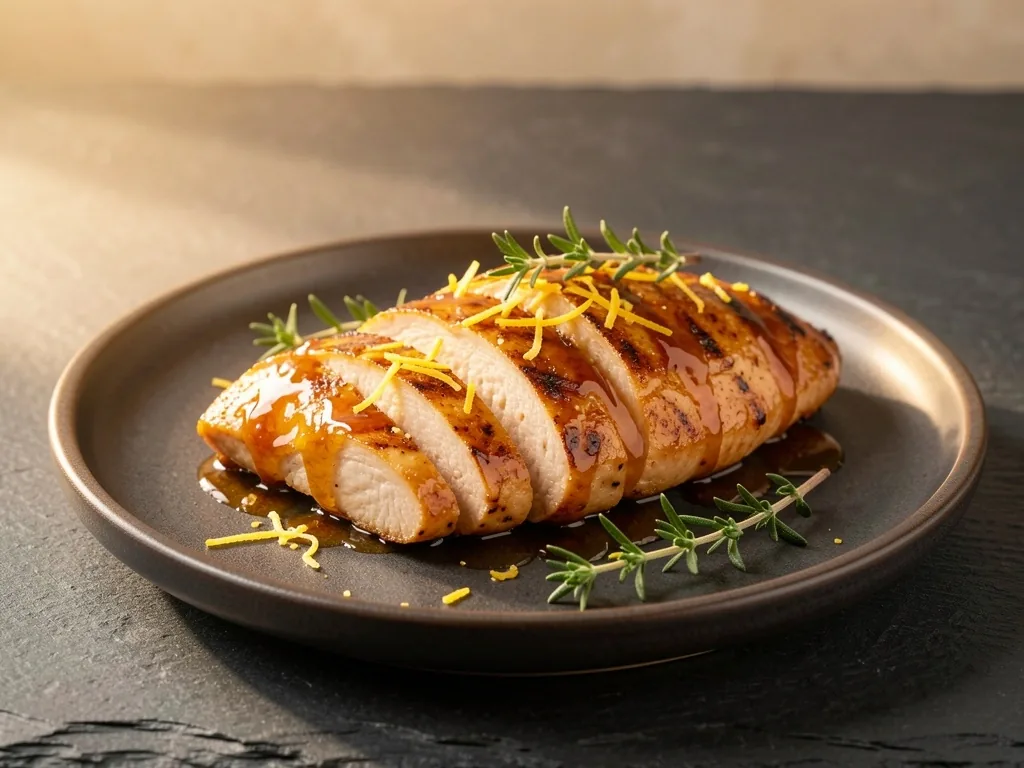 Pollo marinato al tè e zenzero